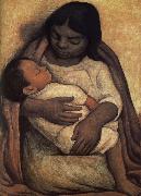 Diego Rivera Dunase and Dimase oil painting artist